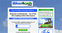Desktop Screenshot of bikes4cash.com